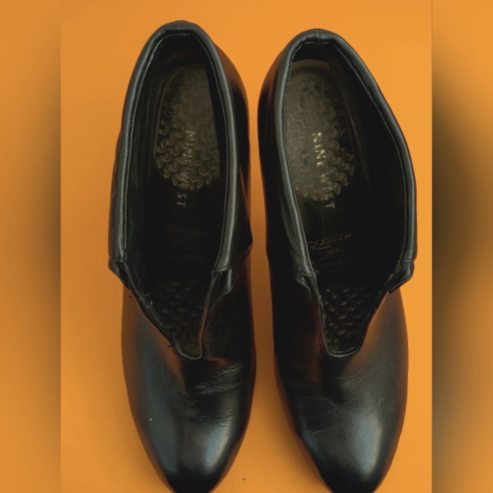 Box#12 Nine West Black Dress Booties